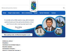 Tablet Screenshot of primaria-livada.ro